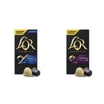 L'OR Espresso Ristretto Decaf Intensity 8 with Supremo Intensity 10 - Nespresso Compatible Coffee Capsules (Pack of 20, 200 Capsules in Total)