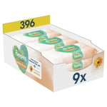 Pampers Harmonie Protect & Care kosteat vauvapyyhkeet, 9 pakettia