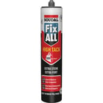 Soudal - Mastic colle blanc - Fix all high tack 290ml