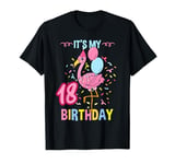 Its My 18th Birthday Flamingo T-Shirt