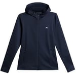 J.Lindeberg W Aerial Zip Hood Jl Navy