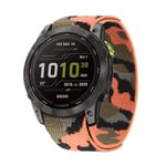 26 mm 22 mm Virallinen nylon Garmin Enduro 2/Fenix ​​6X 6 Pro 5X 5 Plus 7X 7/Epix Gen 2 Ultralevy Älykellohihnojen ranneke D Forerunner 935 945