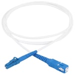 Fiberkabel SC/PC-LC/PC, Hvit, 2m