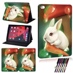 (iPad Pro 9.76.little rabbit)Tablettikotelo Apple IPad 5th Gen/7th Gen/8th Gen/Air 2/3/IPad 2/3/4/iPad Pro/1st Gen/2nd Gen/IPad Mini 1/2/3 /4/5 Cover+ Pen Tietokoneen kannet ja kuoret