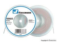 VIESSMANN 68683 FIL ELECTRIQUE GRIS 0,14 mm2 ROULEAU DE 25m