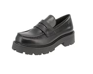 Vagabond Mocassins Femme Cosmo 2.0 en Cuir Noir À Semelle Chunky - Noir - 39