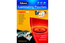 Fellowes Laminating Pouches Capture 125 micron - 100 - 111 x 154 mm - laminerings poser