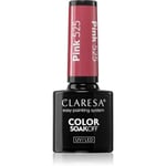 Claresa SoakOff UV/LED Color Savanna Vibes Gel neglelak Skygge Pink 525 5 g