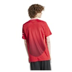 Adidas Manchester United 24/25 Home Short Sleeve T-shirt Red S