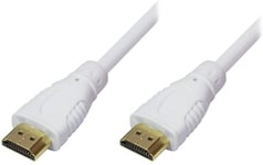 TECHLY HDMI High Speed Cable with Ethernet M/M 0.5 m White