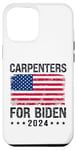Coque pour iPhone 12 Pro Max Charpentiers pour Biden 2024