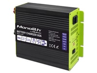 Qoltec Intelligent Profesjonell Monolith-Lader For Lifepo4 Agm Gel Sla-Batterier | 80A | 12V | Rask Lading