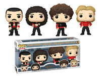 Pack de 4 Figurines - Pop! Rocks - Queen - Freddie Mercury / Deacon / May /Taylo