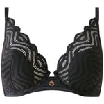 Rembourrés Morgan  Soutien-gorge ampliforme coques moulées noir Romane