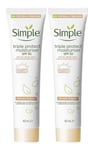 Simple Protect 'N' Glow Moisturiser SPF 30, 40mlTriple Protect - 2 pack