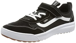 Vans Kid's Range EXP V Sneaker, (Suede/Canvas) Black/White, 5