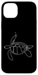 Coque pour iPhone 14 Plus Tortue One Line