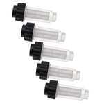 vhbw 5x Cartouche anticalcaire compatible avec Kärcher K 2.38 D plus, K 2.38 M, K 2.38 M T 50 nettoyeur vapeur avec raccord d'eau 3/4