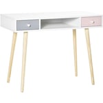 MH - Bureau scandinave enfant alix blanc rose gris