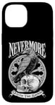 Coque pour iPhone 14 Nevermore Quoth The Raven Gothic Edgar Allan Poe