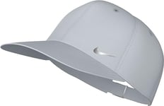 Nike Headwear U NK DF Club Cap U CB Mtswsh L, Pure Platinum/Metallic Silver, FB5372-043, S/M