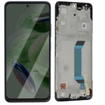 Écran pour Xiaomi Redmi Note 12 5G LCD + Vitre Tactile + Châssis Xiaomi Noir