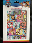 Paw Patrol  Gift Wrap 2 sheets 2 Gift Tags Skye Marshall Rocky Rubble NEW