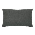 furn. Malham Shearling Fleece Rectangular Cushion Cover - Grey - One Size