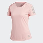 adidas Women's Own the Run Tee T shirt short Sleeve , Glory Pink, XS UK