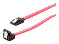 Cablexpert - Sata-Kabel - Serial Ata 150/300/600 - Sata Vinklad Till Sata Spärrad - 30 Cm - Platt