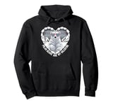 Polar Bears Are My Valentine Cute Polar Bear Valentines Day Pullover Hoodie