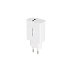 Chargeur USB de couleur blanche avec sortie de 5 V et 2,1 A, idéal pour une charge rapide et efficace des appareils électroniques tels que les smartphones, tablettes et autres accessoires compatibles.