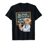 Labrador Test Food Science Funny Lab Dog T-Shirt