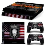 Autocollant Stickers Skin de Protection pour Console et Manette Sony Playstation PS4 - Call of Duty #13