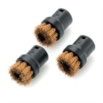 Karcher Brass  Bristle Brushes Nozzles for Karcher Steam Cleaners 28630610