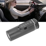 (Black)Electric Heated Travel Mug 500ml Capacity Car Water Heating Cup Rust