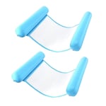 T TOOYFUL 2x Pool Inflatable Bed Water Inflated Floating Hammock Summer Drifting Toys