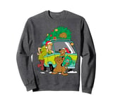 Christmas Scooby Doo Tree on Mystery Machine Shaggy Sweatshirt