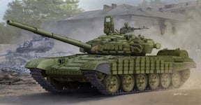 Maquette De Char Russe T-72B/B1 Mbt Avec Armure Réactive Kontakt-1 Échelle 1:35