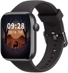 Montre Connectée Pour Homme Femme, 1,85"" Avec Réponse/Appels, 140 Sportive Smart Watch Avec Podomètre, Sommeil/Cardiofréquencemètre/Spo2, Étanche Ip68 Smartband Pour Android Ios