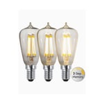 Star Trading Led-pære Mini Edison E14 3-trinns dimbar