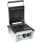 Gaufrier professionnel carré puissance 1 x 2 000 watts