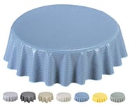 Home Direct Nappe Toile cirée PVC 140 cm Bleu Gris