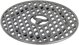 Sizzle Grille en Fonte - Accessoires pour Disque de Barbecue - Diamètre 30 cm - Insert de Grille Plancha/Wok(Q237)