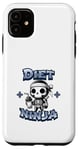 Coque pour iPhone 11 Cute Diet Ninja Shake Protéiné Squelette Ninja