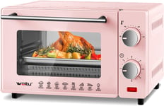 WOLTU Mini Oven 10 Litre, 650W Electric Oven, Small Table Top Oven, 100-230°C,