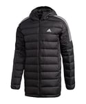 adidas Homme Down Parka Jacket, Noir, 3XL EU