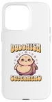 Coque pour iPhone 15 Pro Max Héros du bouddhisme mignon Bouddha de super-héros bouddhiste