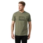 Helly Hansen Mens HH Box T-Shirt - Green, XS