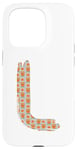 Coque pour iPhone 15 Pro Lettre rétro en gras hiboux - L - Design - Alphabet - Marqueur